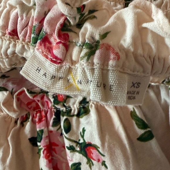 Happy x Nature Women’s XS Dress smocked Floral Boho By Kate Hudson - Picture 10 of 10